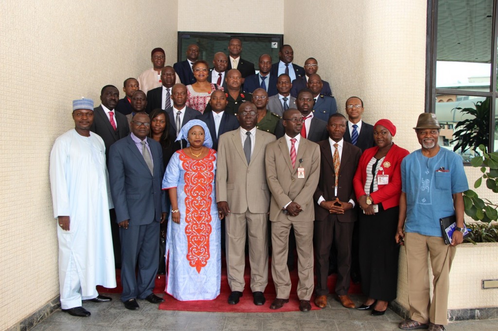 Group photograph of Participants- Validation Workshop on   the ECOWAS StandbyForce Civilian Dimension Policy Framwork, Abuja, 30th   July, 2015. IMG_9844