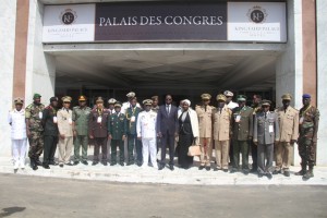 Committee of Chiefs of Defense Staff and other participants in a group picture after the Opening Ceremony.