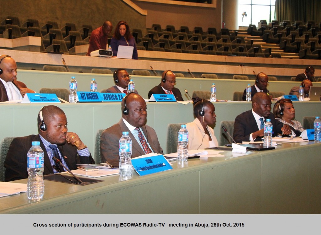 Cross section of participants during ECOWAS Radio-TV   meeting in Abuja, 28th Oct. 2015.  IMG_2255