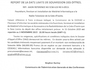 report AO - Cote d-Ivoire