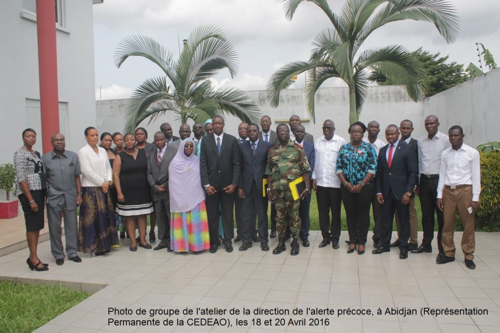 photo de groupe atelier  EWD  à Abidjan  18 au 20 Avril   2016