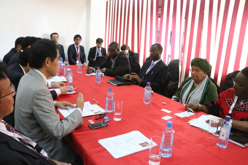 Bilateral Meeting between Liberia-Japan on the sidelines of TICAD VI