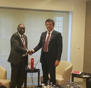 Commissaire Kalilou TRAORE- Ministre Nihat Zeybekci